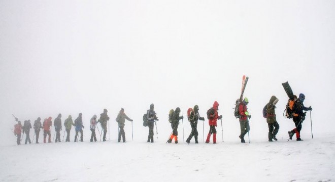 Dağcılar Çanakkale Şehitleri ve Atatürk için yürüdü