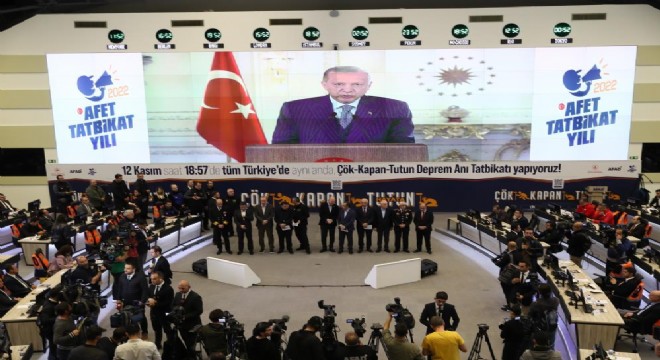 ‘Deprem Anı Ülke Tatbikatı'