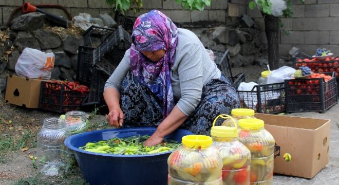 Doğu Anadolu'da turşu kurma zamanı