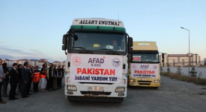 Doğu Anadolu'dan Pakistan'a yardım eli