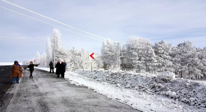 Doğu'da kar yok sis var