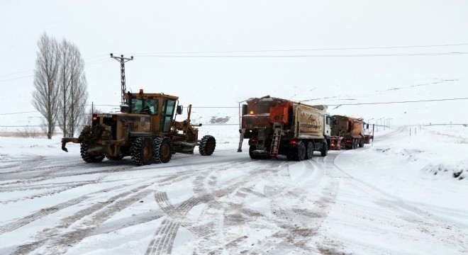 Doğu'da karla mücadele