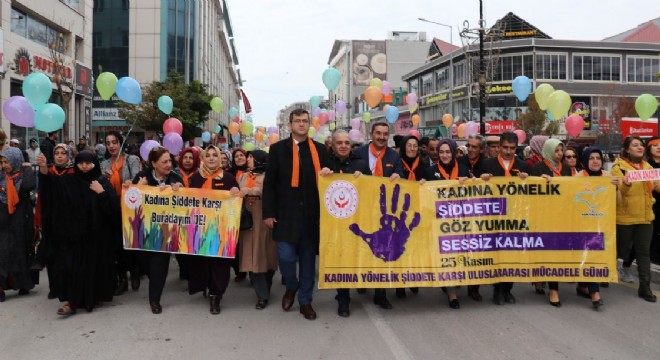 Doğu'dan ‘Kadına Şiddete Hayır' haykırışı