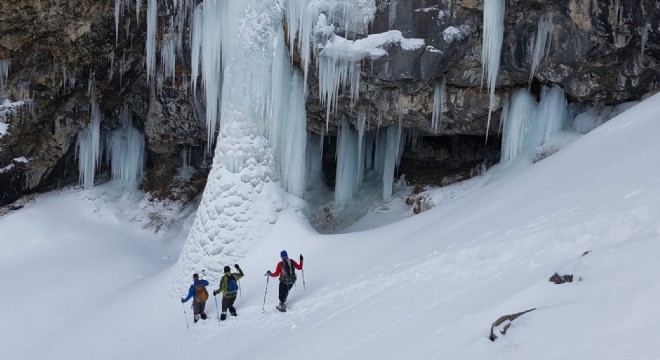 Doğu'dan eşsiz kış manzarası