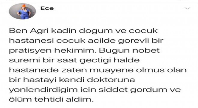 Doktor sosyal medyadan yardım çağrısında bulundu