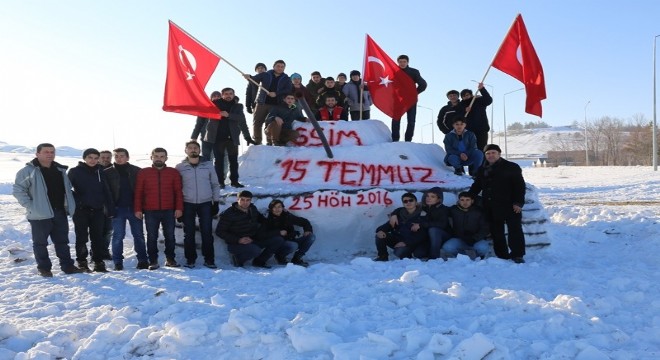 Eksi 30'da 15 Temmuz ruhunu canlandırdılar