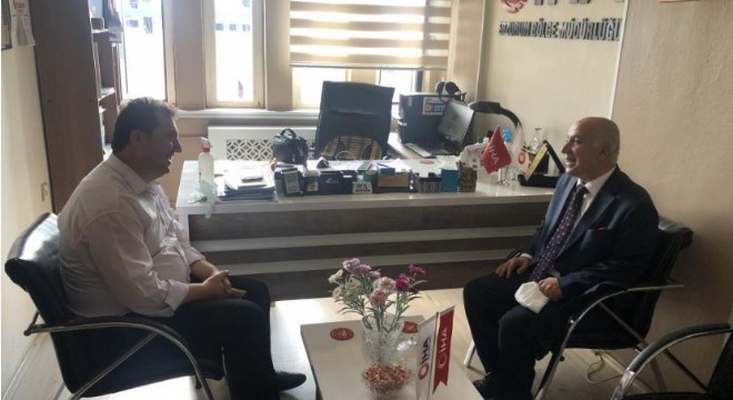 Emniyet Müdürü Aslan'dan İHA'ya veda ziyareti
