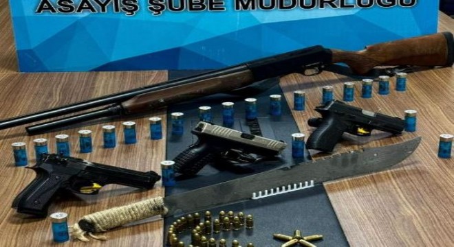 Emniyetten silah operasyonu