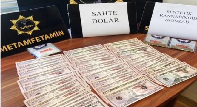 Emniyetten uyuşturucu ve sahte döviz operasyonu