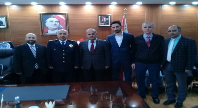 Erbakan Vakfı'nda Emniyet Müdürü Aslan'a ziyaret