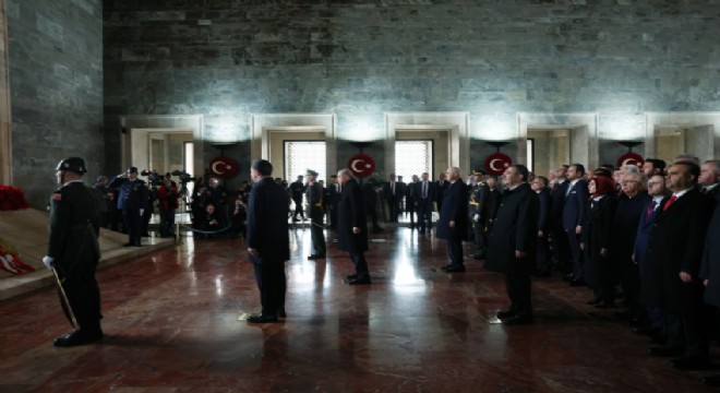 Erdoğan, Anıtkabir'de düzenlenen törene katıldı