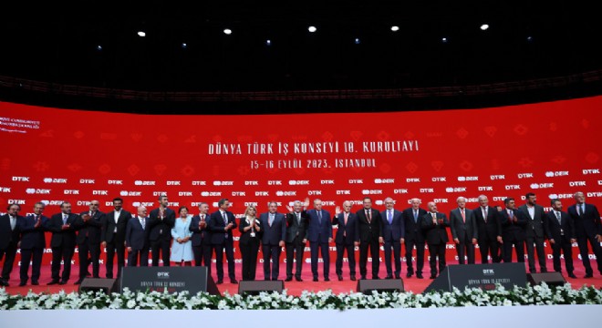 Erdoğan: 'Türk dünyası yeni bir şahlanış içinde'