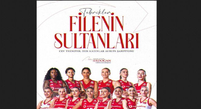 Erdoğan'dan 'Filenin Sultanları'na tebrik