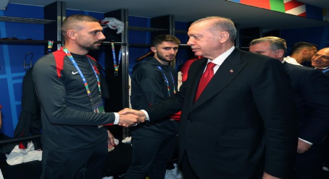 Erdoğan'dan milli takıma tebrik