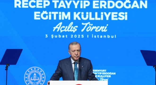 Erdoğan eğitim yatırımlarını paylaştı