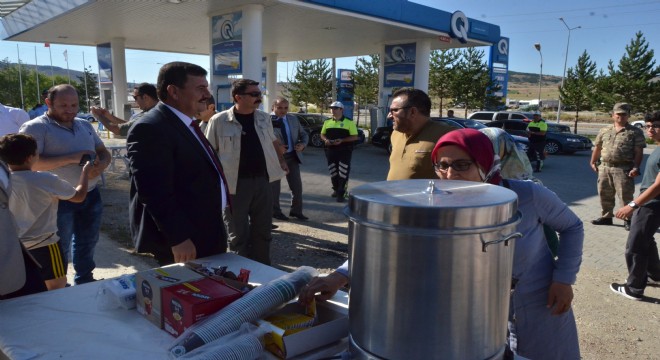 Erzincan'da yollara beş dakika mola