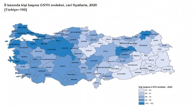 Erzurum 2020 GSYH'sı açıklandı