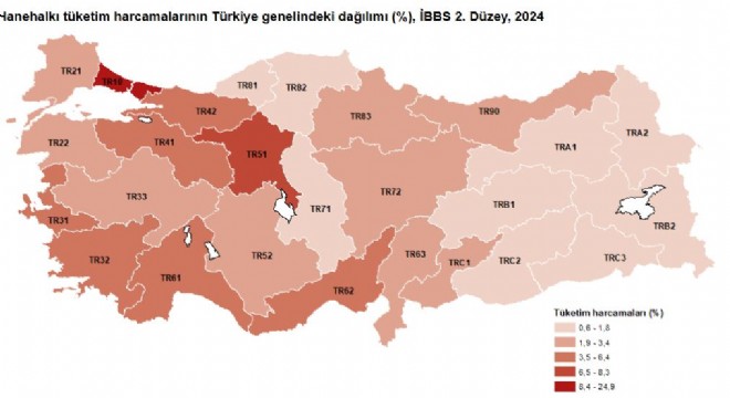 Erzurum Bölgesi hanehalkı tüketim verileri açıklandı