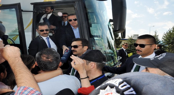Erzurum Cumhurbaşkanı Erdoğan'ı ağırladı