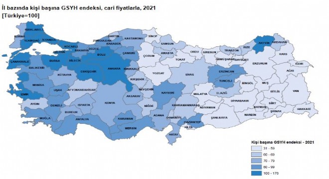 Erzurum GSYH'sinde rekor artış