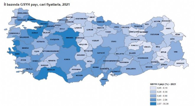 Erzurum GSYH'sinde yüzde 29'luk artış