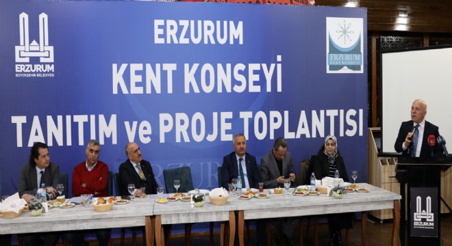 Erzurum Kent Konseyi'nden proje toplantısı
