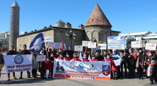Erzurum LÖSEV'den, farkındalık yürüyüşü