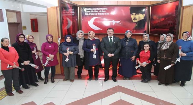 Erzurum MEM'de Kadınlar Günü mesaisi