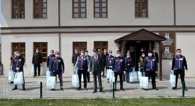 Erzurum'da 100 bin maske dağıtılacak