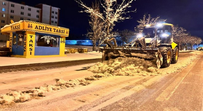 Erzurum'da 164 Mahalle yolu kapalı