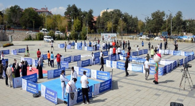 Erzurum'da Avrupa Spor Haftası etkinliği