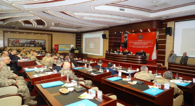 Erzurum'da Seçim Bölge Güvenlik Toplantısı düzenlendi