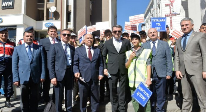 Erzurum'da “Yaya Güvenliği Nöbeti” tutuldu