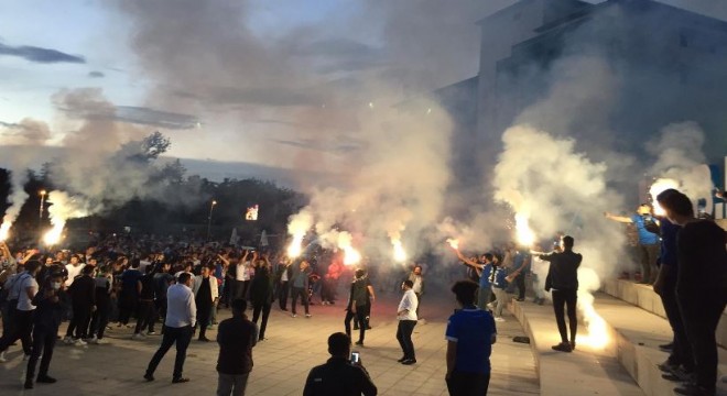 Erzurum'da galibiyet coşkusu