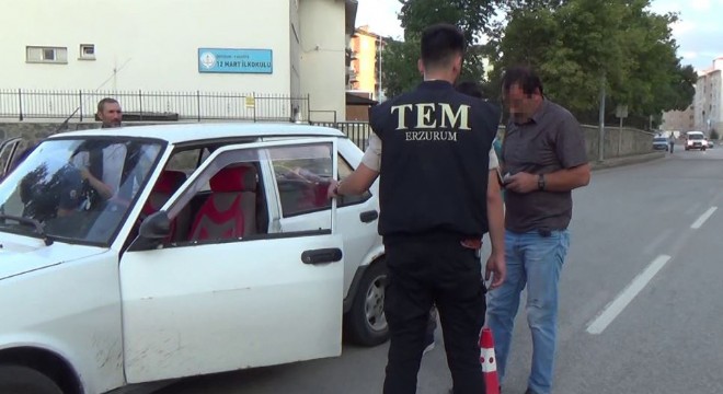 Erzurum'da huzur operasyonu