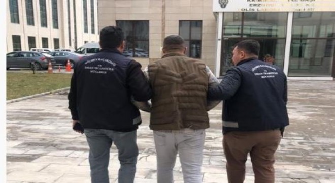 Erzurum'da kaçak göçmen operasyonu
