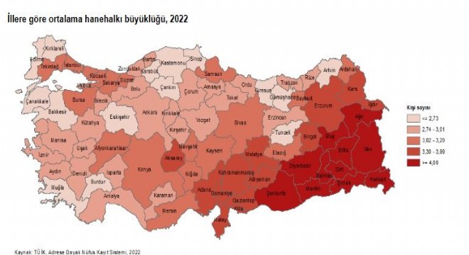 Erzurum'da refah arttı, hanehalkı sayısı düştü