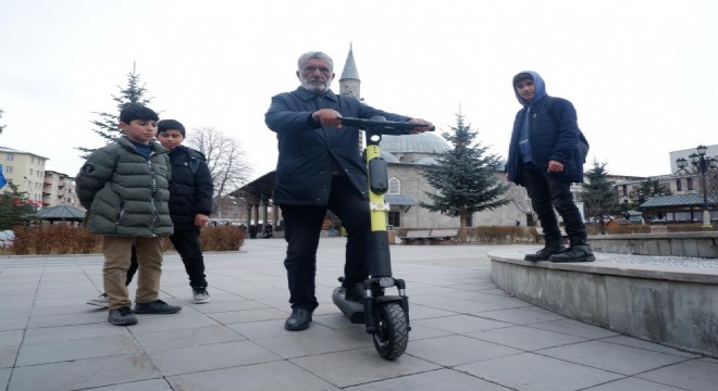 Erzurum'da scooterlar yollara çıktı