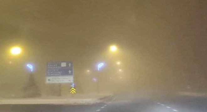 Erzurum'da sis hava trafiğini olumsuz etkiledi,