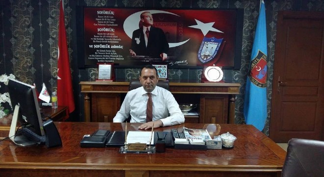 Erzurum'da taksi plakaları donduruldu