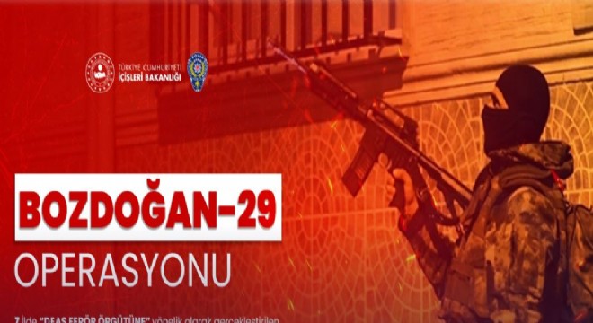Erzurum'da terör operasyonu