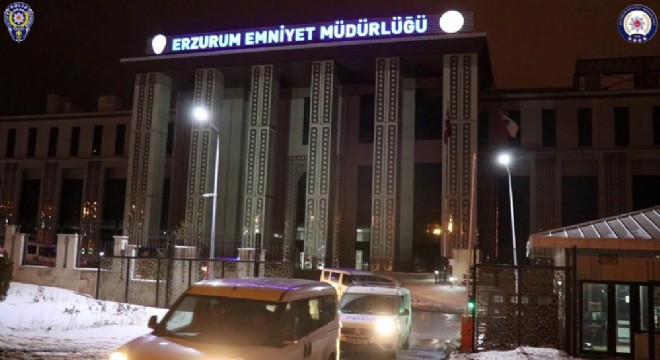 Erzurum'da terör operasyonu