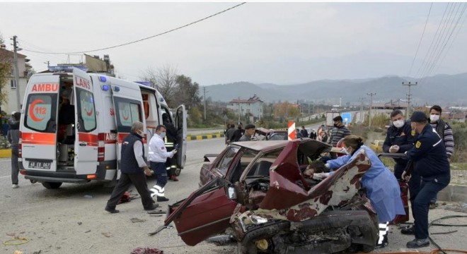 Erzurum'da trafik kazaları 3 ocağı söndürdü