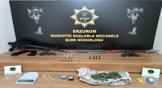 Erzurum'da uyuşturucu operasyonu: 1 gözaltı