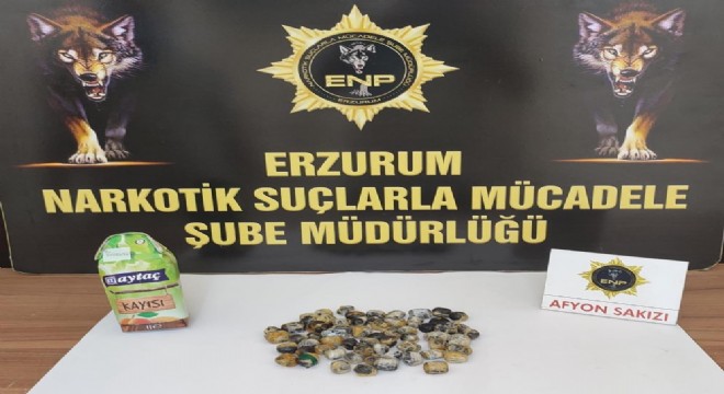 Erzurum'da uyuşturucu operasyonu: 1 tutuklama