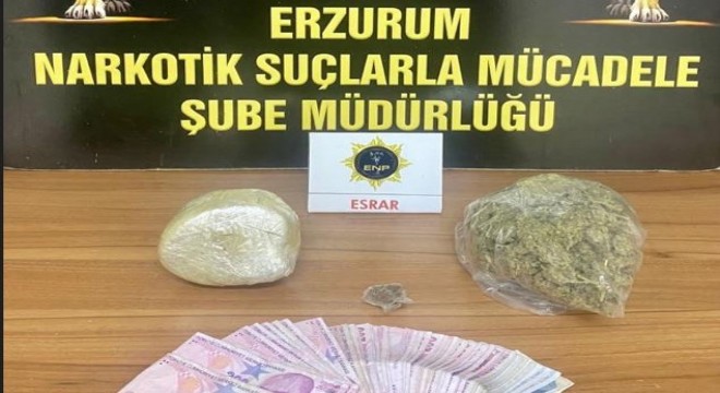 Erzurum'da uyuşturucu operasyonu