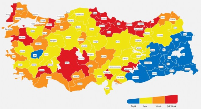 Erzurum'da vaka sayısı arttı !!!