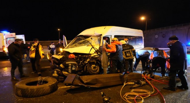 Erzurum'da zincirleme kaza: 5 yaralı