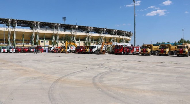 Erzurum'dan Barış Pınarı bölgesine destek