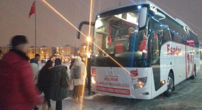 Erzurum'dan deprem bölgesine sağlık desteği